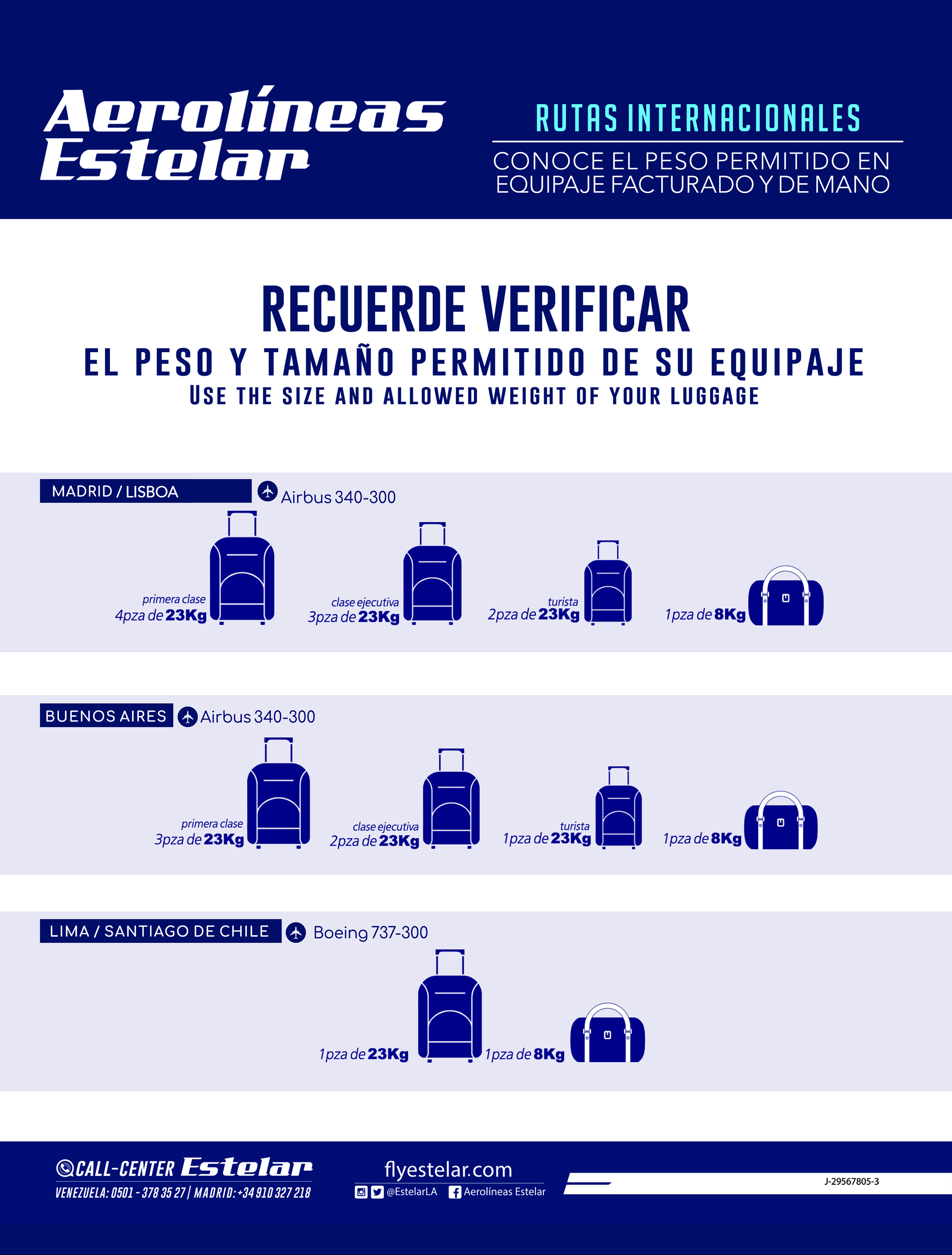 Medidas y peso máximo del equipaje de en aviones - QuieroVuelos - Promos aéreas a todo el mundo